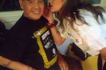 Maradona e a filha, Jana