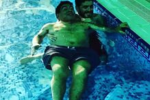 Maradona e o filho, Diego Maradona Junior