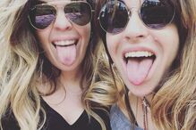 As filhas de Maradona, Dalma e Giannina 