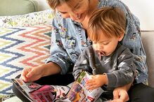 Jessica Athayde com o filho, Oliver