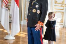 O Príncipe Alberto e a filha, Gabrielle