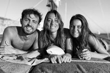 Bernardo Silva e a irmã Maria