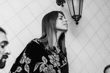 Bernardo Silva e a irmã Maria