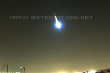 Bola de fogo sobrevoou Sul de Portugal durante a madrugada de segunda-feira