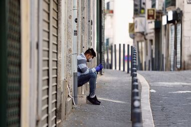 coronavírus, Portugal, população, máscaras