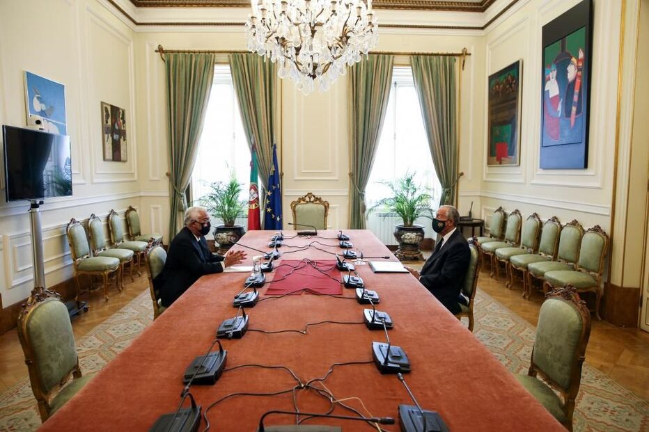 António Costa e Marcelo Rebelo de Sousa Palácio de Belém