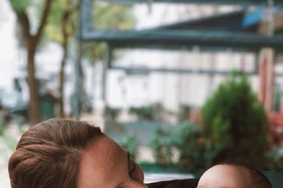 Sara Prata com a filha, Amélia