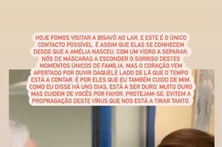 Sara Prata com a filha, Amélia, e a avó