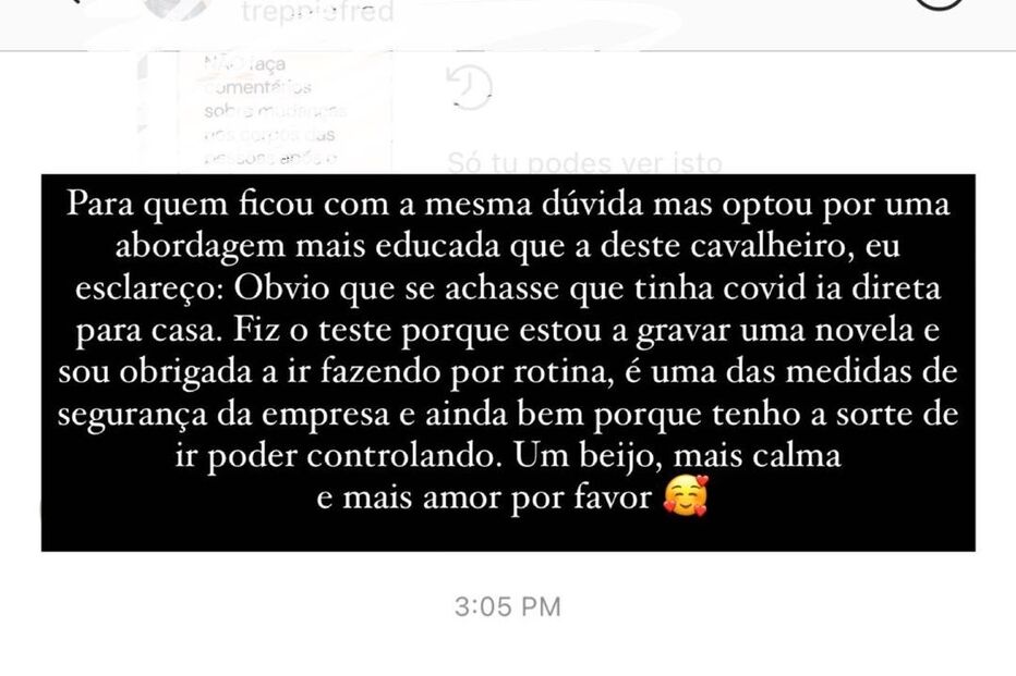 Júlia Palha é atacada nas redes sociais