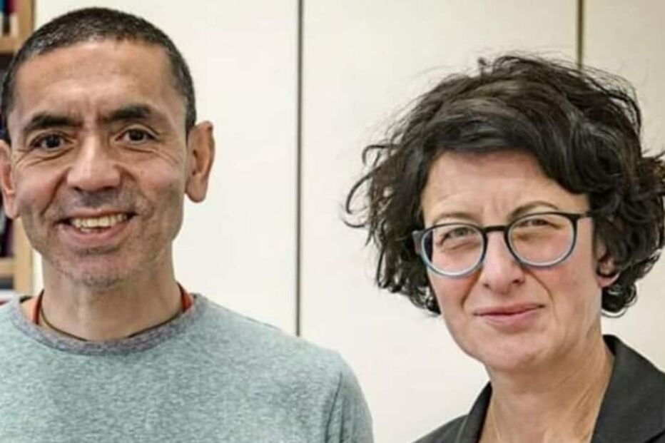 Ugur Sahi e a mulher Oezlem Tuereci