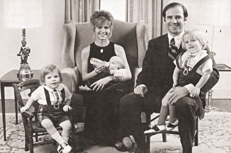 Família de Joe Biden antes da tragédia