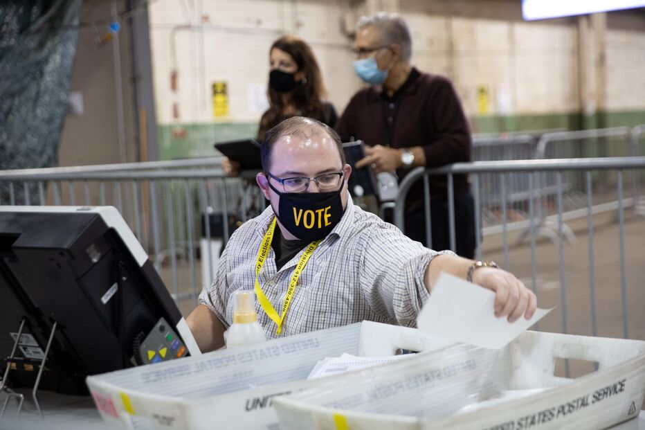 Contagem dos votos das eleições presidenciais dos EUA