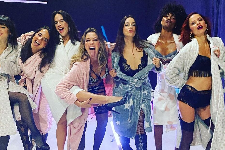 Filipa Areosa, Sara Matos, Catarina Rebelo, Luana Piovani, Carolina Torres, Sharam Diniz e Vera Kolodzig