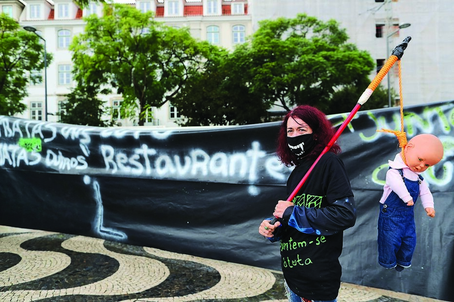 Protesto da restauração em Lisboa