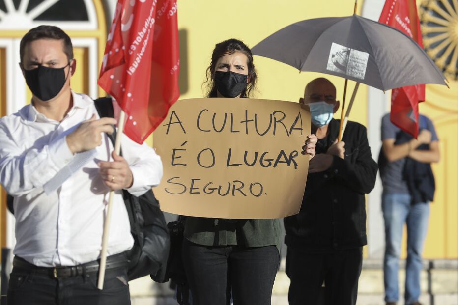 Protestos no setor da cultura têm invadido as ruas de Lisboa e do Porto nos últimos meses