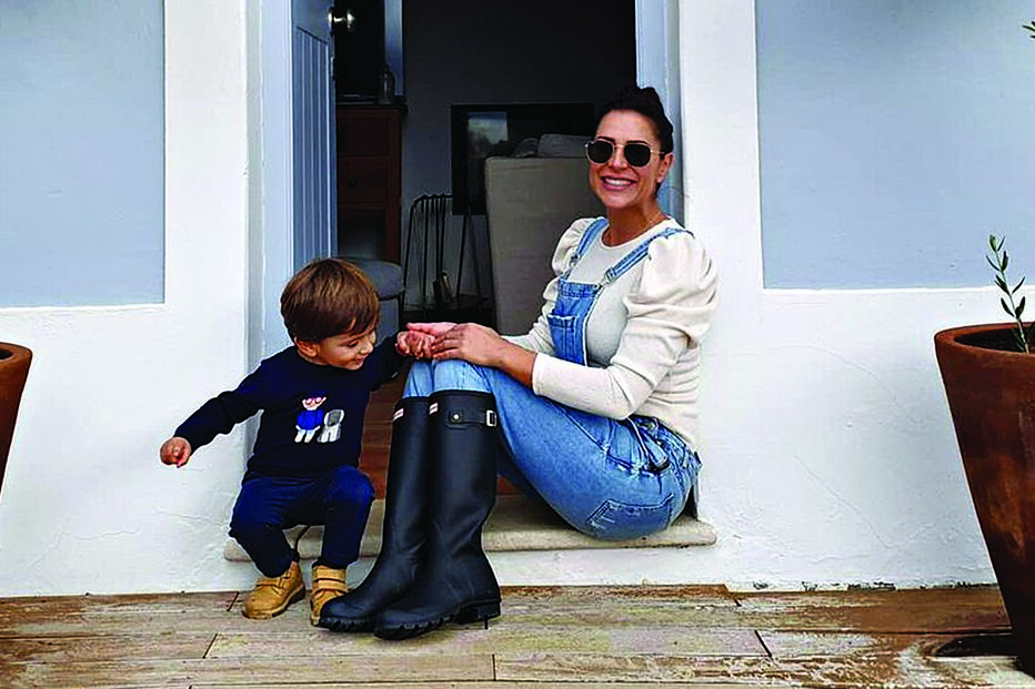 Dânia Neto deslocou-se com a família até ao interior do País