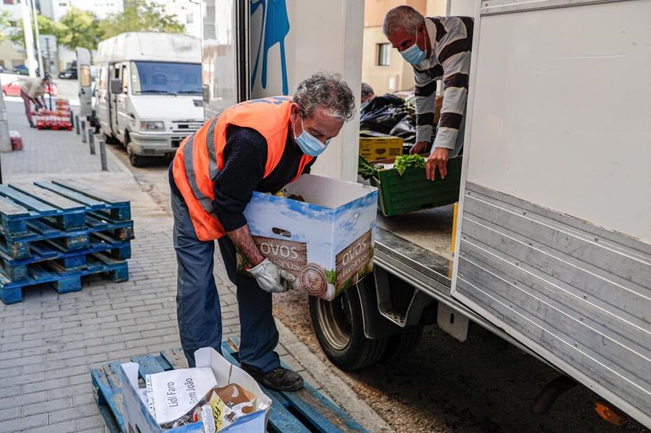 Banco Alimentar do Algarve durante pandemia da Covid-19