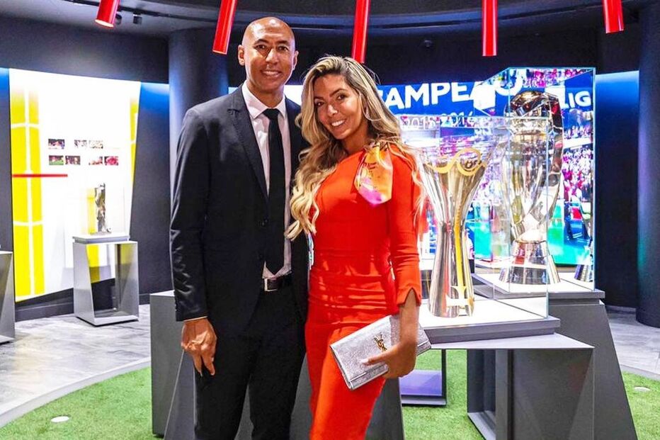 Luisão e a mulher, Brenda Mattar