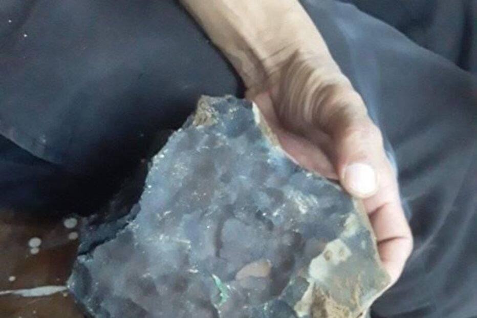 Meteorito que caiu em casa de Josua Hutagalung