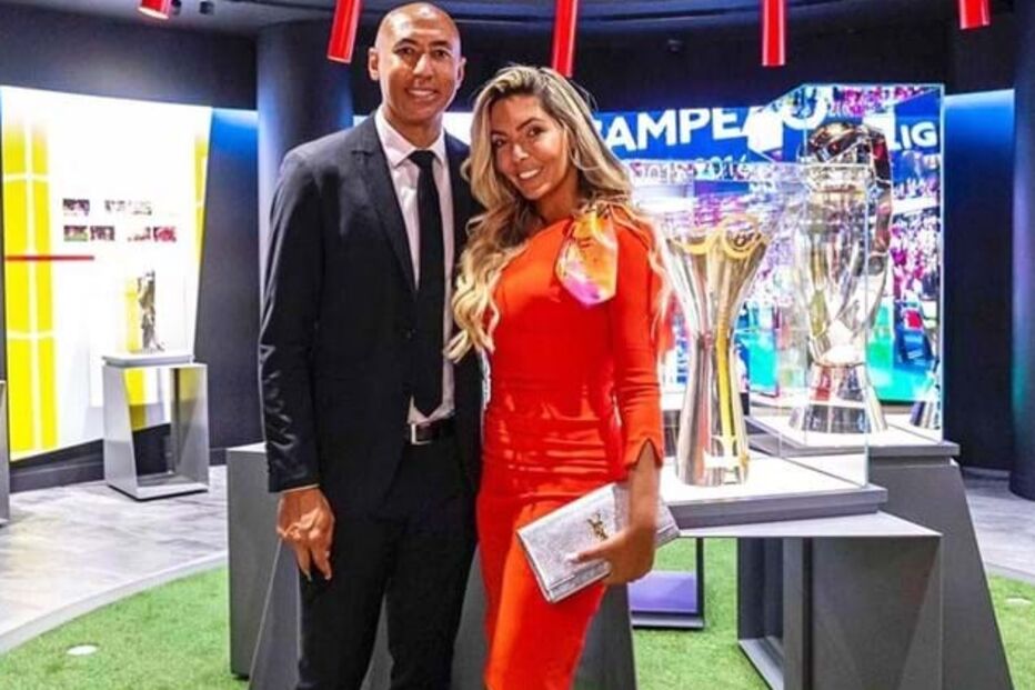 Luisão e a mulher, Brenda Mattar