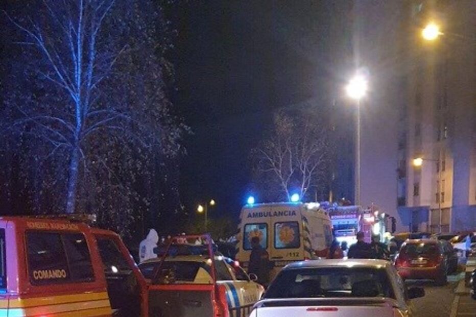 Dois feridos em incêndio no Cacém 