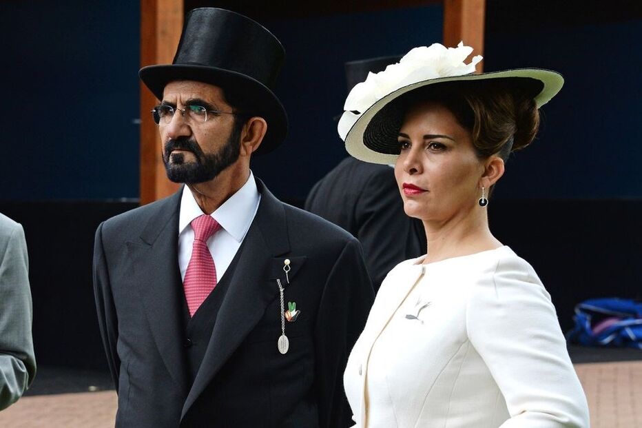 O primeiro-ministro do Dubai e a ex-mulher .jpg