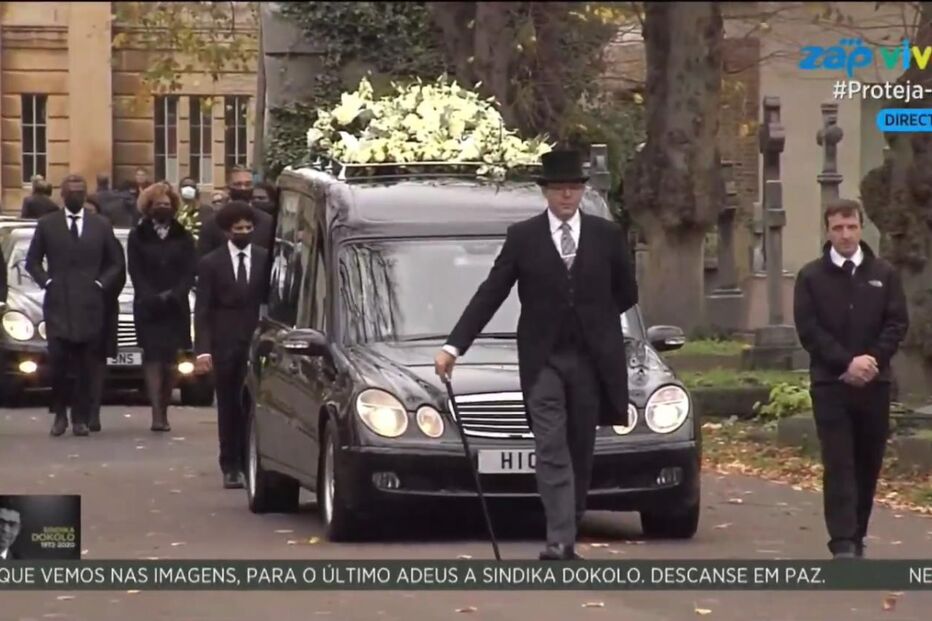 O Funeral de Sindika Dokolo, em Londres