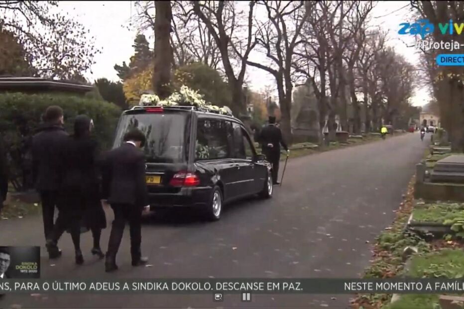 O Funeral de Sindika Dokolo, em Londres