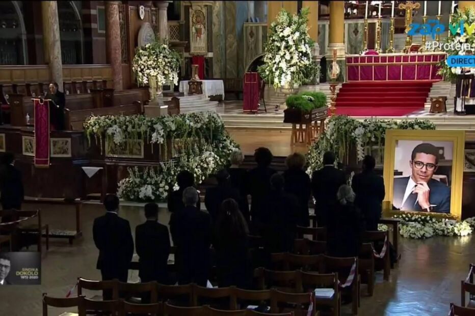 O Funeral de Sindika Dokolo, em Londres