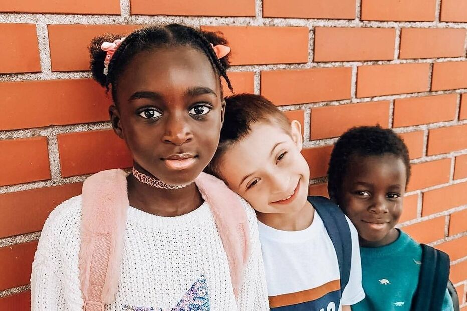 Luís Borges com os filhos