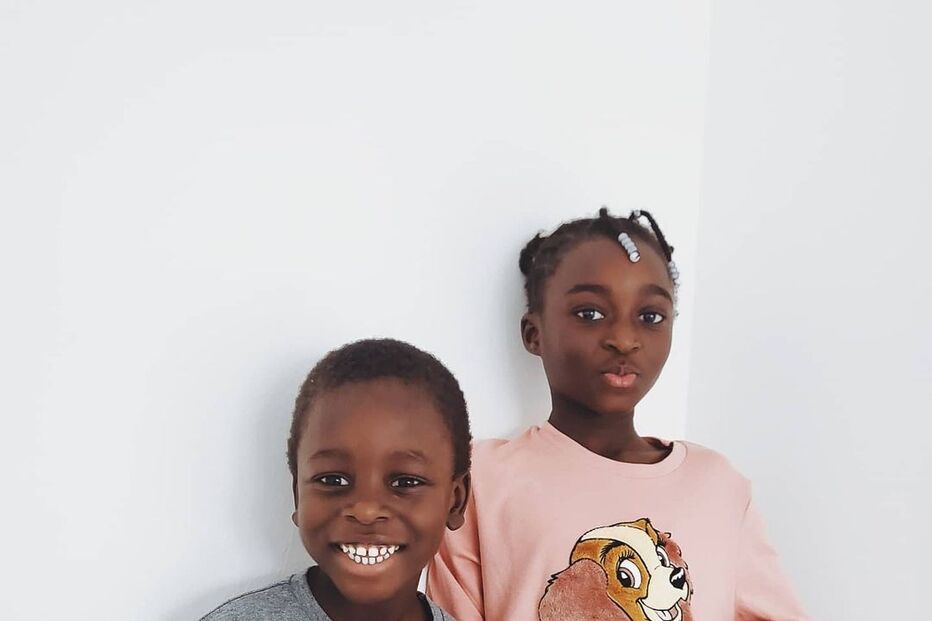 Luís Borges com os filhos