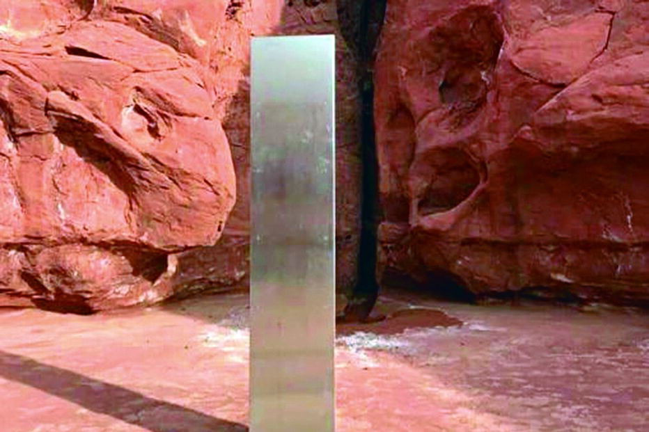 Misterioso monólito de metal encontrado no deserto do Utah