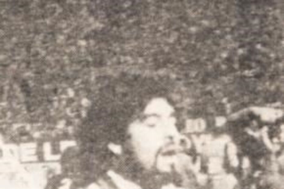 Maradona no jogo contra o Sporting