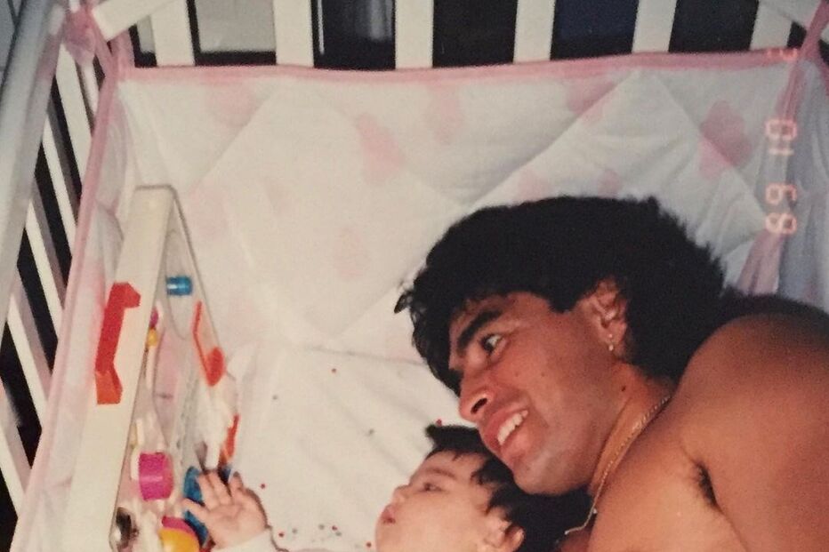 Maradona com Giannina