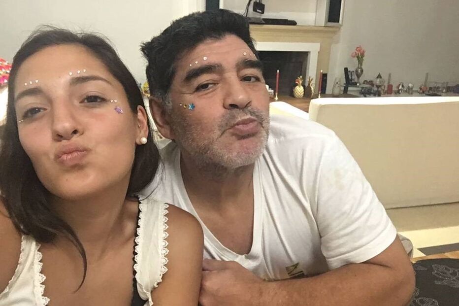 Maradona e a filha, Jana