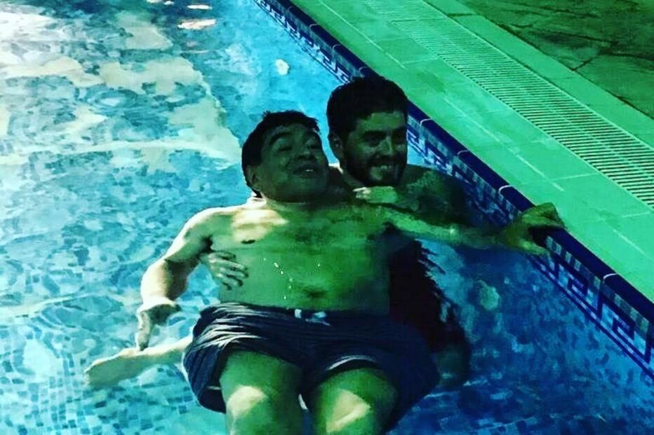 Maradona e o filho, Diego Maradona Junior