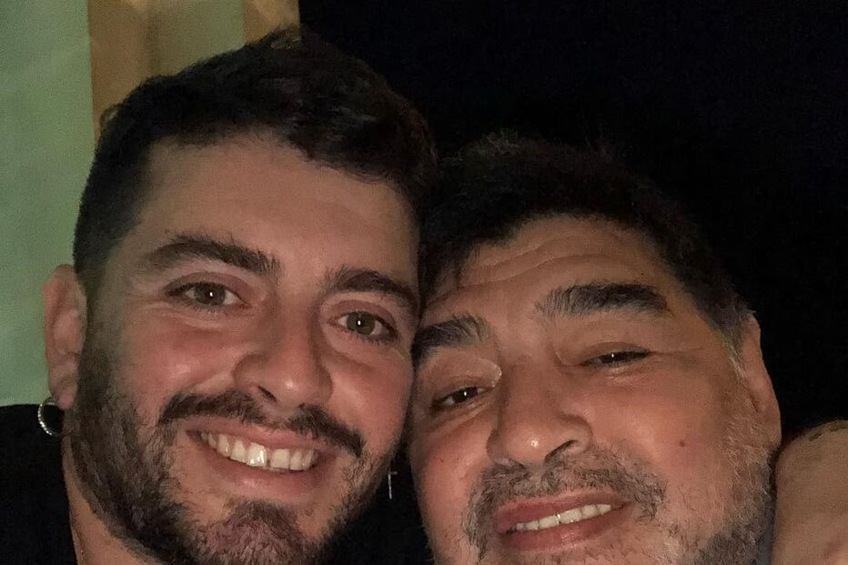 Maradona e o filho, Diego Maradona Junior