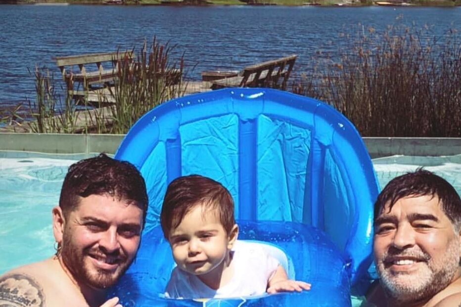 Maradona e o filho, Diego Maradona Junior