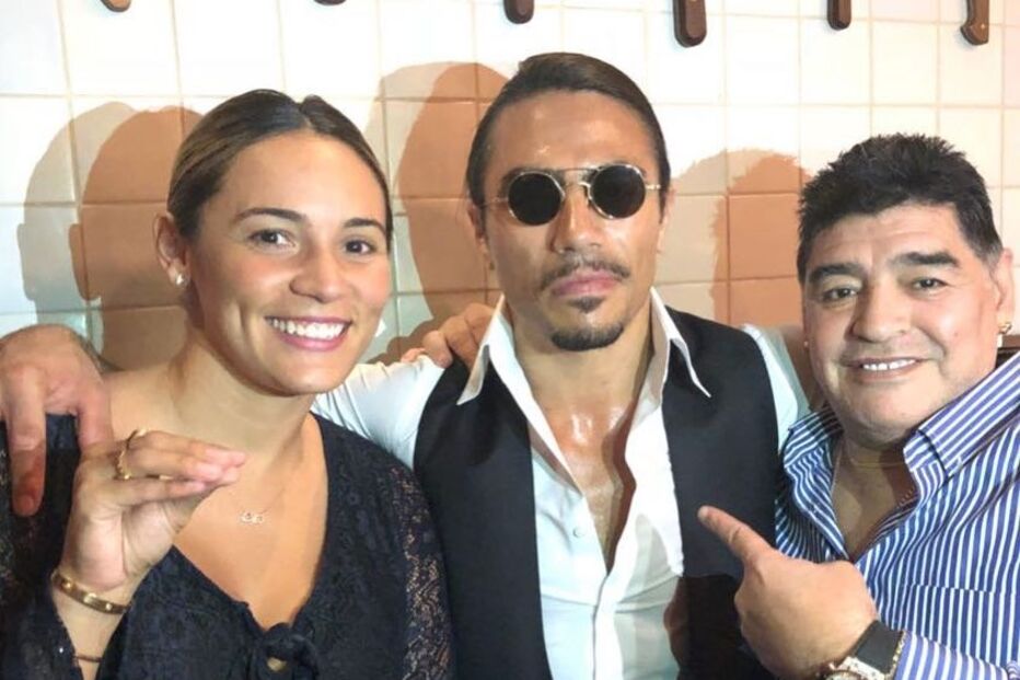 Diego Maradona e a ex-mulher, Rocio Oliva