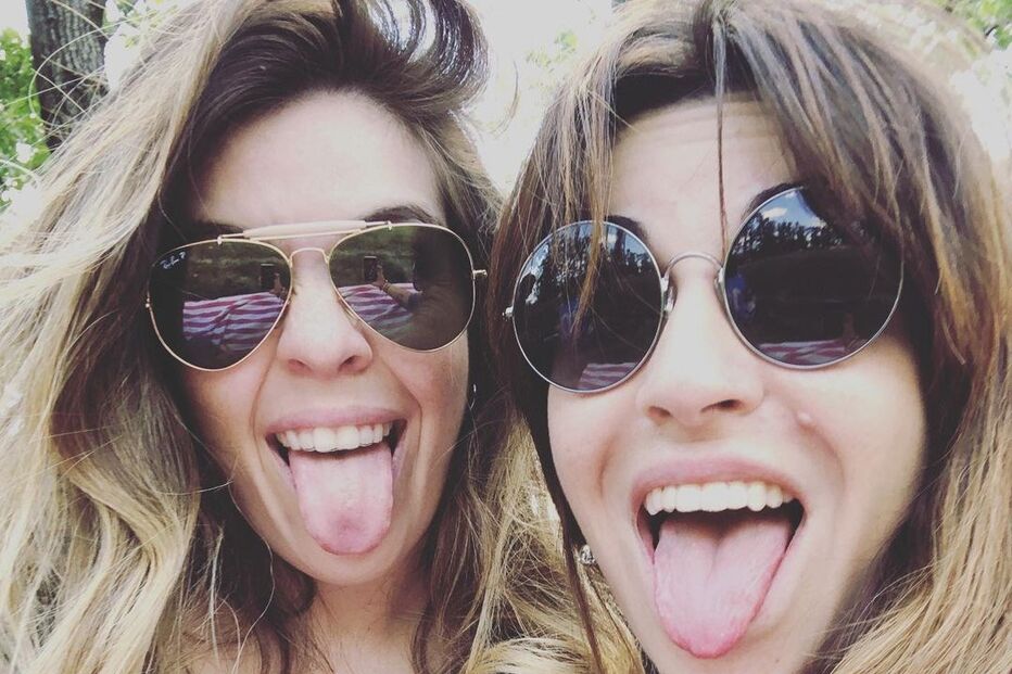 As filhas de Maradona, Dalma e Giannina 