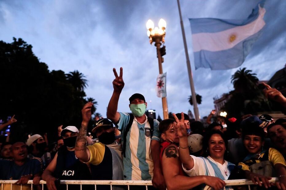 Velório de Maradona, na Casa Rosada, Argentina