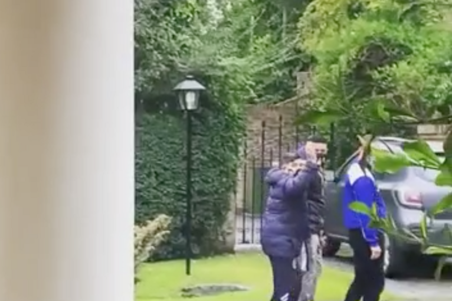 Últimas imagens de Maradona no dia da sua morte