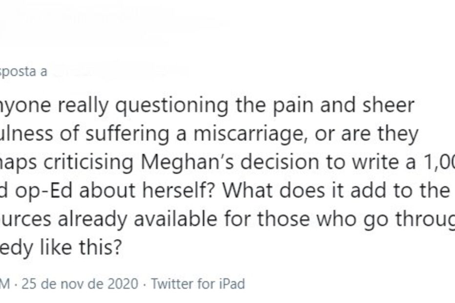 O insulto a Meghan Markle