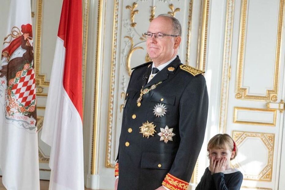 O Príncipe Alberto e a filha, Gabrielle