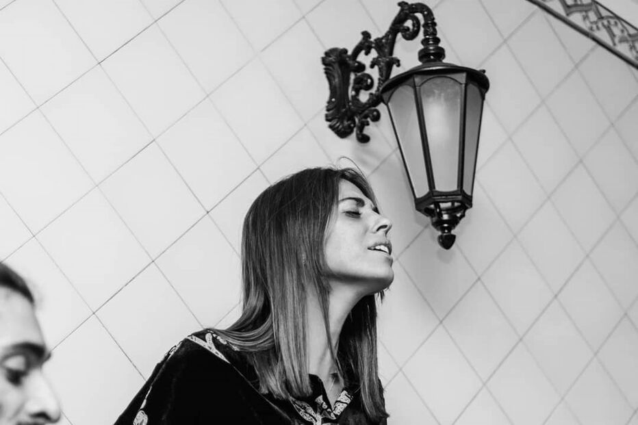 Bernardo Silva e a irmã Maria