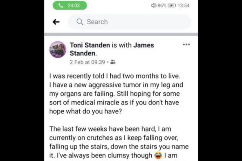 Toni enganou amigos para ter o casamento com que sonhava