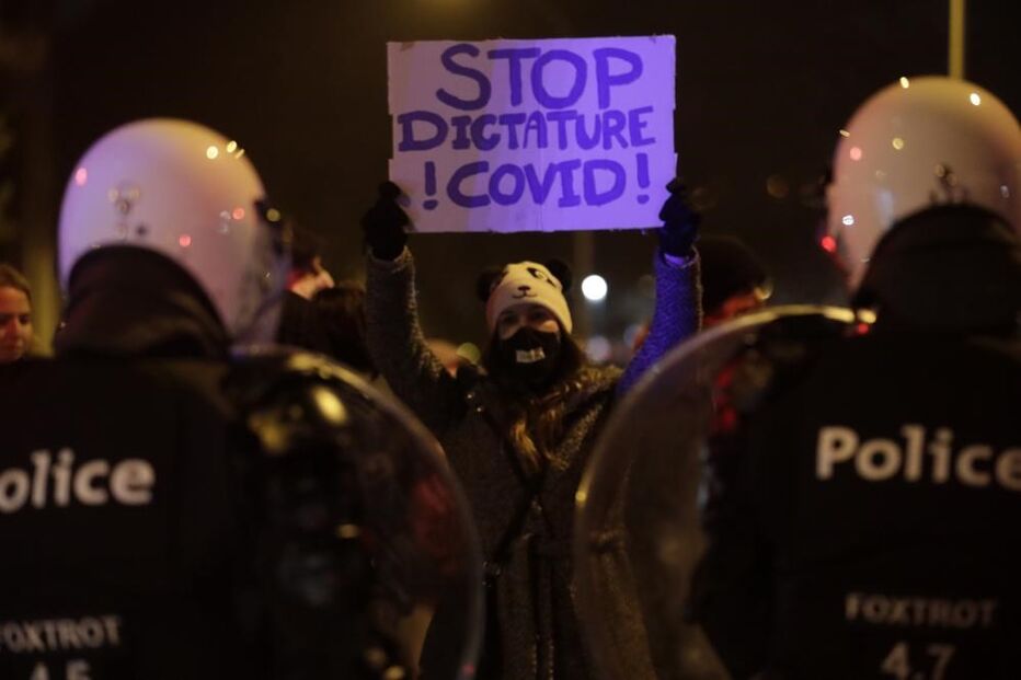 Protestos na Bélgica