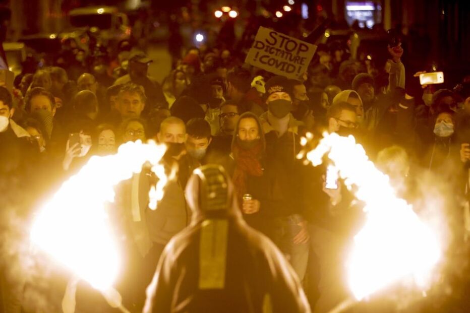 Protestos na Bélgica