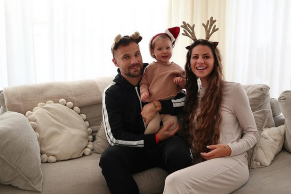 Haris Seferovic e a família