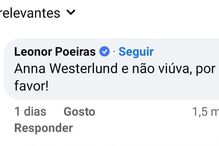 Resposta de Leonor Poeiras à publicação da TVI